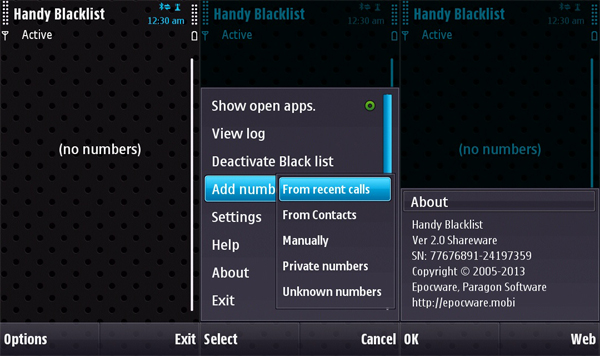 Handy Blacklist 5800